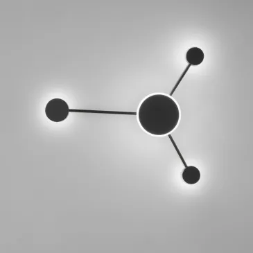 PLAFONIERA LED ETERE NERA...